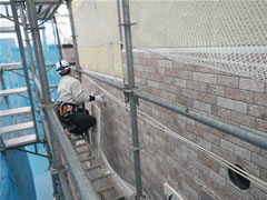 金属サイディング貼り工事