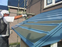 エポキシ系錆止塗装